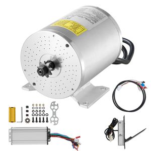 Kit Motore Elettrico Brushless DC 1800W 48V 4500rpm con Controllo Velocità e Pedale Acceleratore per Go Kart e Biciclette Elettriche - Product Image 1