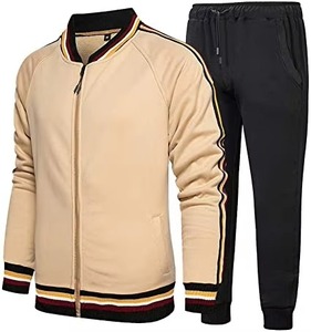 Custom Men's XL Plus Size Winter Tracksuit <b>Sets</b> Windproof Quick-Dry Reversible Football Fleece SweatSuit Logo Printed Breathable - Product Image 2