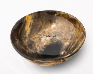 Bol élégant en forme de corne d'ange, fait main, rond, pour la décoration de table, par Tradebyd - Product Image 4