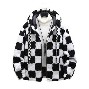 High Quality Customisable Pullover <b>Mens</b> Autumn Winter <b>Jacket</b> Wholesale Thickened <b>Fleece</b> Hooded Outdoor Rocker Warm Comfortable - Product Image 1