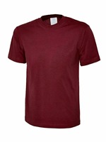 T-shirt uni pour homme sans étiquettes, col rond, 100 % coton peigné, infroissable, respirant, unisexe, 180 g, coupe classique