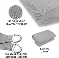 Voile d'ombrage Chaq en HDPE stabilisé anti-UV, tissu respirant pour jardin, patio, balcon, serre, pépinière, largeur de 2m à 12m