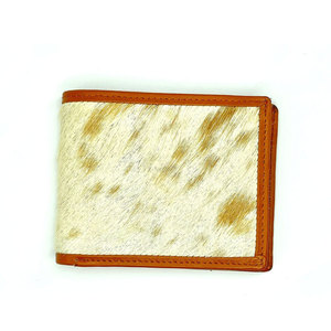 Portefeuille en cuir de vache véritable avec poils, pour homme, fait main, portefeuille à double pli, design en fourrure naturelle, portefeuille en cuir de haute qualité - Product Image 3