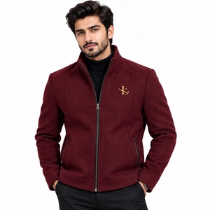Chaqueta de lana para hombre, de alta calidad, cálida, con diseño elegante y cómodo, ideal para uso casual en invierno, viajes y paseos. - Product Image 1
