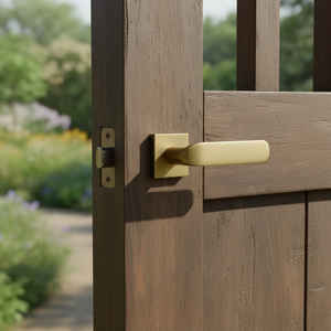 Luxury Designer Brass Mortise Door <b>Handle</b> Set | Heavy Duty Lever <b>Handles</b> for Interior Doors in Antique, Black, Graphite & Gold - Product Image 4