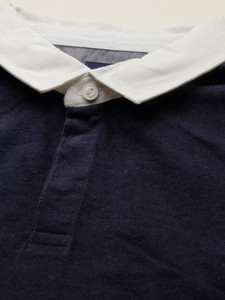 Chemises de rugby à manches longues classiques pour enfants avec logo brodé personnalisé, vêtements d'équipe pour jeunes, jersey de rugby épais en coton 100% pour garçons - Product Image 3