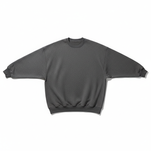 Suéter Unisex con Cuello Redondo, Básico, Mezcla de Algodón, Tallas Grandes, Primavera, Logotipo Personalizado, Sudadera Lisa 2026 - Product Image 1