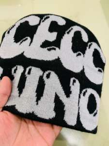 Gorro Unisex de Punto Personalizado con Logotipo, Material Acrílico, 100% Tejido, Transpirable, Impermeable, para Playa, con Estampado Jacquard Completo, Sin Dobladillo - Product Image 5