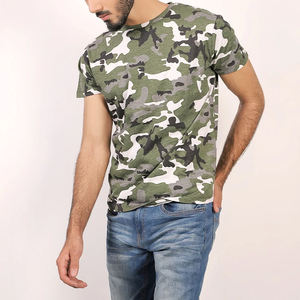 เสื้อยืดลำลองลายพรางผู้ชาย ผ้าฝ้าย รับผลิตแบรนด์ส่วนตัว ปักโลโก้ได้ ไซส์ใหญ่ ระบายอากาศดี เป็นมิตรกับสิ่งแวดล้อม แห้งเร็ว ผ้าเจอร์ซีย์ - Product Image 6