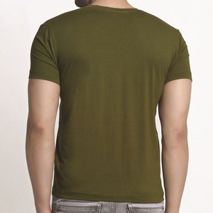 เสื้อยืดคอวีเนื้อผ้าบางเบา สัมผัสนุ่ม สวมใส่สบาย เหมาะสำหรับใช้ในชีวิตประจำวัน เสื้อยืดคอวีคุณภาพสูง - Product Image 2