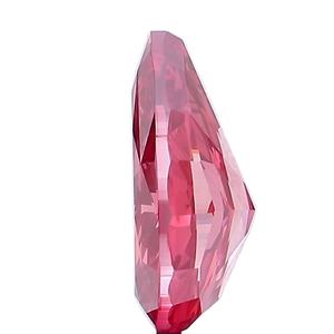 Avina Jewels IGI Certified Fancy Vivid Pink Lab Grown Pear Cut 4.85ct Laser <b>Drilled</b> <b>Diamond</b> for Jewelry Making - Product Image 3