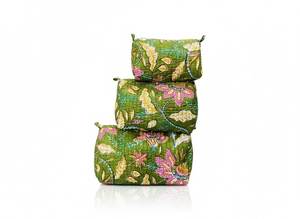 PVC Zipper Waterproof Portable <b>Cosmetics</b> <b>Bag</b> <b>Large</b> Capacity Floral Travel Makeup Storage Pouch Organizer Makeup <b>Bag</b> Set Casual - Product Image 4