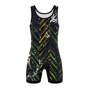 Traje de Lucha Libre Unisex para Adultos, Cómodo, Personalizado con Impresión, Transpirable, de Spandex/Nylon, Tejido de Alta Calidad - Product Image 2