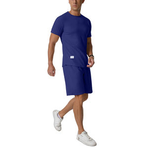 Conjunto Deportivo de Verano para Hombre, Ligero y Transpirable, Conjunto de 2 Piezas, Pantalones Cortos Casuales para Gimnasio y Calle, Personalizable - Product Image 5