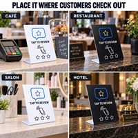 Autocollant NFC carré personnalisé pour le partage sans contact du WiFi dans les hôtels et les bureaux