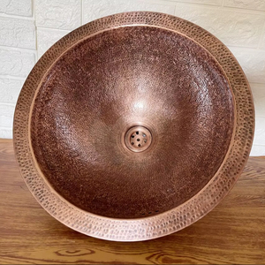 copper <b>basin</b> ODM manufacturer copper sink private label copper <b>basin</b> custom branding copper sink logo engraving copper <b>basin</b> - Product Image 1