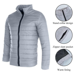 High-Quality Down Puffer Jacket for <b>Men</b> Outdoor Plus Size Customizable - Product Image 2