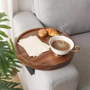 Plateau décoratif en bois pour présentation sur table et comptoir - Product Image 6