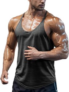 Muscle <b>Vest</b> Sleeveless Tank Top Men Summer Solid Casual Clothes 2026 Gym <b>Stringer</b> Tank Top OEM Summer High Quality Athletic Tops - Product Image 1