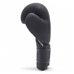 Gants de boxe Econex Sports en cuir PU bleu avec fermeture à boucle, sangle de poignet réglable, impression filigrane pour l'entraînement des adultes - Product Image 5