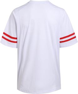 เสื้อฟุตบอลอเมริกันมืออาชีพ ผ้าโพลีเอสเตอร์ตาข่าย ระบายอากาศได้ดี ทนทาน ออกแบบตามสั่ง ODM  ลายพิมพ์แบบ Sublimation - Product Image 2