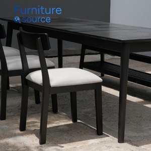 Mesa de comedor de madera moderna asequible, duradera, elegante, cómoda, configuración de comida familiar, fabricante de muebles calificados de Vietnam - Product Image 2