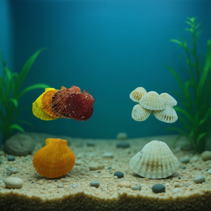 Coquillages décoratifs, coquilles de conque et coquilles de neige pour aquarium - Product Image 3