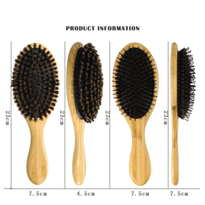 Peine de bambú hecho a mano con material de madera de bambú para peinado, uso estético y accesorio de salón, origen Vietnam. - Product Image 6