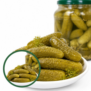 Delicious Top Notch Quality Low Price Factory In Vietnam <b>Pickled</b> Gherkins in Brine Packed in 540ml Mason <b>Jar</b> - Product Image 4
