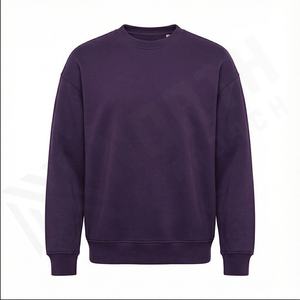 Winter Workout <b>Crop</b> Sweatshirt <b>Men</b> Custom Pull Over Gym Hoodies Crewneck Fleece Anti-Wrinkle Sweatshirt - Product Image 2