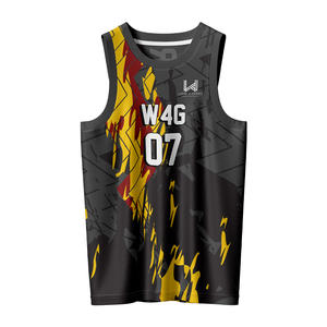 Uniformes de Baloncesto Personalizados con Transferencia Térmica, Cuello Redondo, 100% Poliéster, Transpirables, Secado Rápido, Conjunto de Camiseta y Pantalones Cortos - Product Image 2