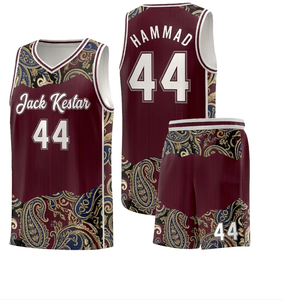 Uniformes de Baloncesto Personalizados al por Mayor, Diseño Personalizado, Precio Competitivo, 100% Poliéster, Impresión por Sublimación - Product Image 3