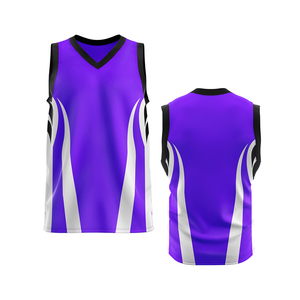 Fabricant de maillots de basket-ball personnalisés en polyester, technique de sublimation, style antique, séchage rapide, respirant, grandes tailles - Product Image 5