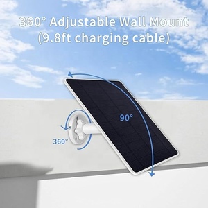 แผงโซลาร์เซลล์12W กันน้ำได้, แผงโซลาร์เซลล์แข็ง10W 12W 6V สำหรับกล้อง/ระบบรักษาความปลอดภัยไร้สายกริ่งหน้าประตูรถยนต์กระพริบตา - Product Image 4