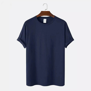 Camiseta de Manga Corta para Hombre, Corte Regular, Color Blanco Sólido, Algodón, Cuello Redondo, Informal, Logotipo Frontal en Lona, Transpirable, Secado Rápido, Ecológica - Product Image 4