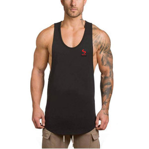 Débardeur Homme Solid Trader Tendance, Coupe Profonde, Côtés Ouverts, Style Stringer, Sélection Préférée des Passionnés de Gym - Product Image 1
