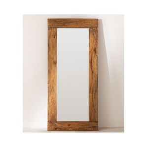 Creative Double-Sided Rotating <b>Rectangle</b> <b>Mirror</b> Frame Eco-Friendly Wood Floating Tabletop Home Decor - Product Image 1
