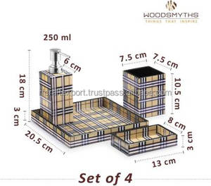 Conjunto de accesorios de baño de diseño moderno, juego de accesorios de baño personalizados, precio asequible - Product Image 3