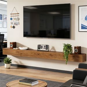 Mensola per Caminetto a Parete, Espositore Fluttuante con Tocco Decorativo per l'Arredamento Domestico - Product Image 2