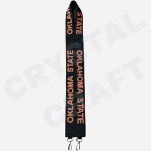 CRYSTAL CRAFT Sangle de sac perlée de haute qualité pour Mardi Gras, avec crochets détachables, pour sac de sororité ou de jour de match, personnalisable et brodée - Product Image 2