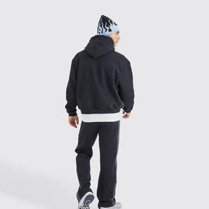 Custom <b>Men'S</b> Blank Pullover Hoodie and <b>Shorts</b> Set Unisex Custom Sweatsuit Cotton <b>Men</b> Summer <b>Shorts</b> Sets <b>Jogging</b> Wear - Product Image 4