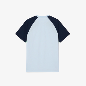 เสื้อยืดเทนนิสแขนสั้นคอกลมสีตัดต่อ แห้งเร็วสำหรับผู้ชาย รุ่นใหม่ OEM 2026 - Product Image 4
