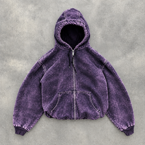 Sweat-shirt d'hiver personnalisé en coton, entièrement zippé, tissu épais, impression numérique, faible MOQ, fournisseur pour marques de vêtements, vente en gros aux États-Unis - Product Image 2