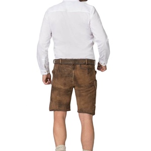 Lederhosen en polyester de qualité supérieure pour hommes, shorts traditionnels bavarois pour l'Oktoberfest, tissés, brodés, respirants et imperméables - Product Image 2