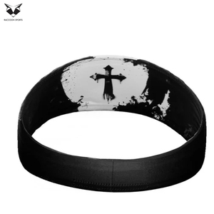 Nueva Diadema Deportiva de Béisbol Transpirable con Estampado Cruzado, Hecha a Medida, de Alta Elasticidad y con Tecnología de Absorción de Humedad, Precio al por Mayor - Product Image 3