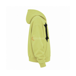 Sweat à capuche surdimensionné de haute qualité, logo brodé, coton, unisexe, sweats à capuche personnalisés, OEM en gros - Product Image 5