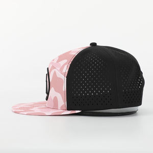 OARH INT INDUSTRY 2026 Gorra Unisex Negra de 5 Paneles con Visera Plana, Tejido de Malla, Ajustable con Cierre a Presión y Logotipo Frontal con Impresión Digital - Product Image 2