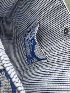 Sac fourre-tout en coton imprimé à la main vintage indien avec fermeture éclair pour femme, idéal pour le shopping, les cadeaux, les anniversaires, printemps, été, hiver - Product Image 4