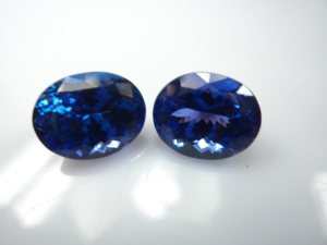 Pareja de Tanzanitas Facetadas Ovaladas de Calidad 3A, 2 Piezas, 20 Quilates, Piedras Preciosas Sueltas para Joyería Femenina y Regalos - Product Image 4