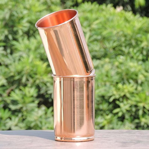 Vaso de Cobre Puro 100% Hecho a Mano, Taza de Cobre para Bebidas, para Mesa, Oficina, Hogar, Gimnasio, Bar, Resort, con la Mejor Calidad de la India - Product Image 2
